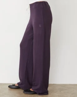 MONROW Supersoft Straight Leg Vintage Sweat MIDNIGHTPLUM Outlet